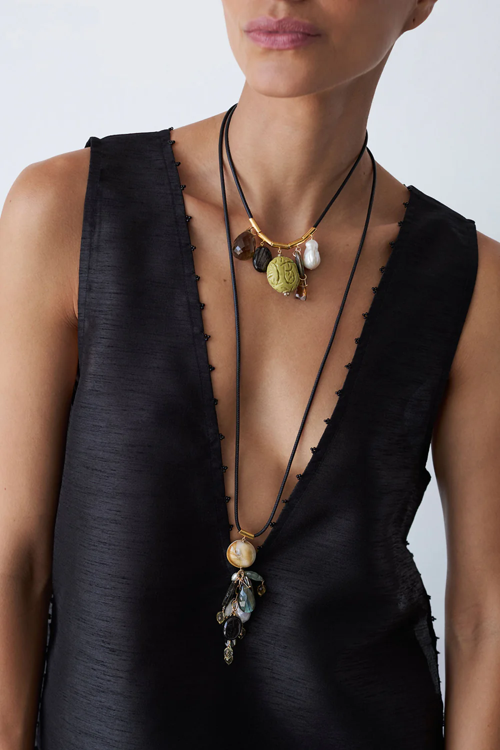 Shiva Charm Necklace Multi - Image 3